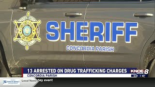 13 arrested in major drug trafficking bust in Concordia Parish