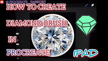 Diamond brush tutorial in PROCREATE || Ipad