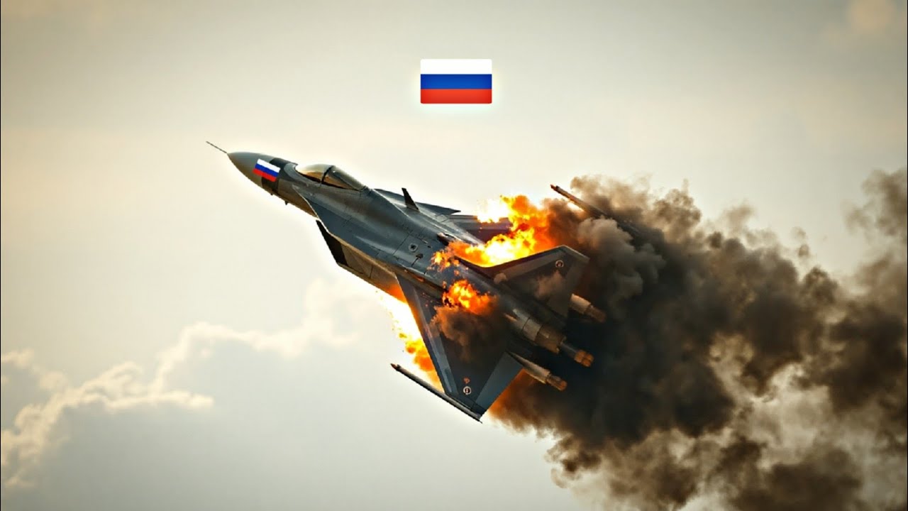 3 Minutes ago! Russian SU-57 fighter jet brutally destroyed by ...