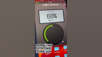 Knob controls with #flutter #canvas lmk what you think