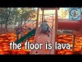 Манкиту играют в Пол Это Лава / floor is lava. МанкиБатл
