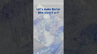 Stencil Art Project: Bad Wolf Design From Dr. Who
