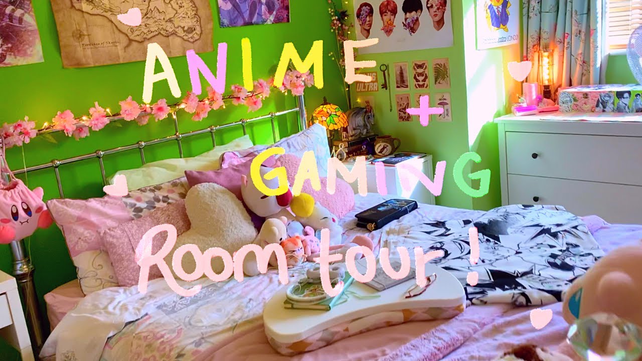 Anime and Gaming room tour! - YouTube