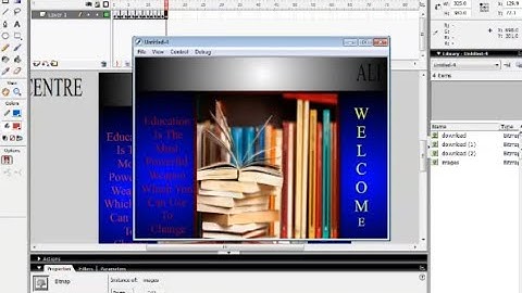 Intro To Macromedia Flash 8 And A Simple Animation
