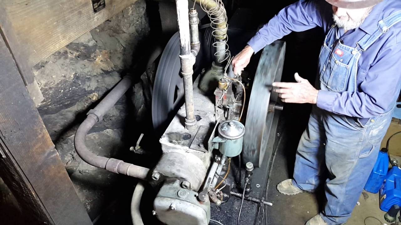 Shutting down a running Witte Engine Works 10 HP YouTube