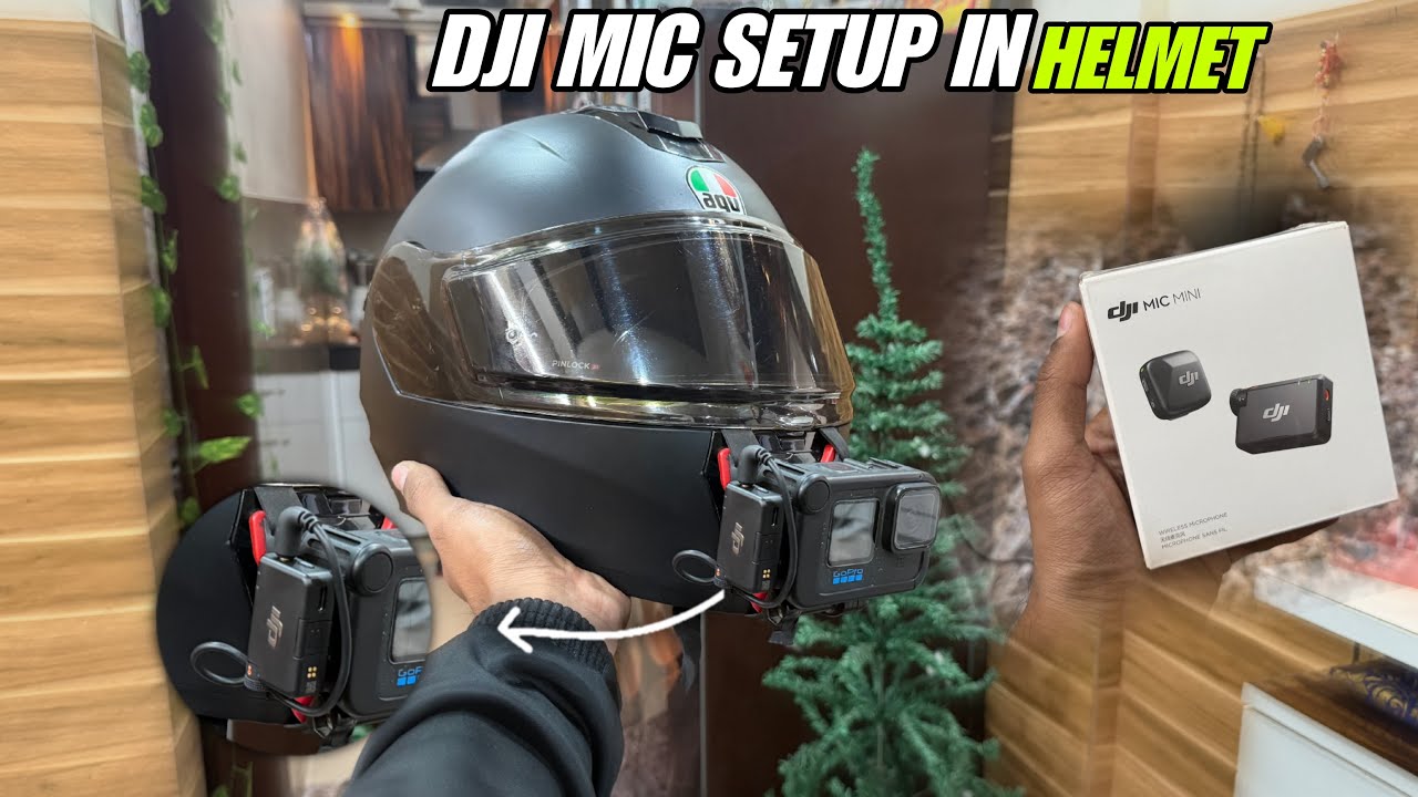 НОВАЯ НАСТРОЙКА МИКРОФОНА KRLIYA HELMET ME | DJI МИКРОФОН МИНИ | @DSGVLOGS007