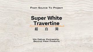 Super White Travertine | STONELINK Collection