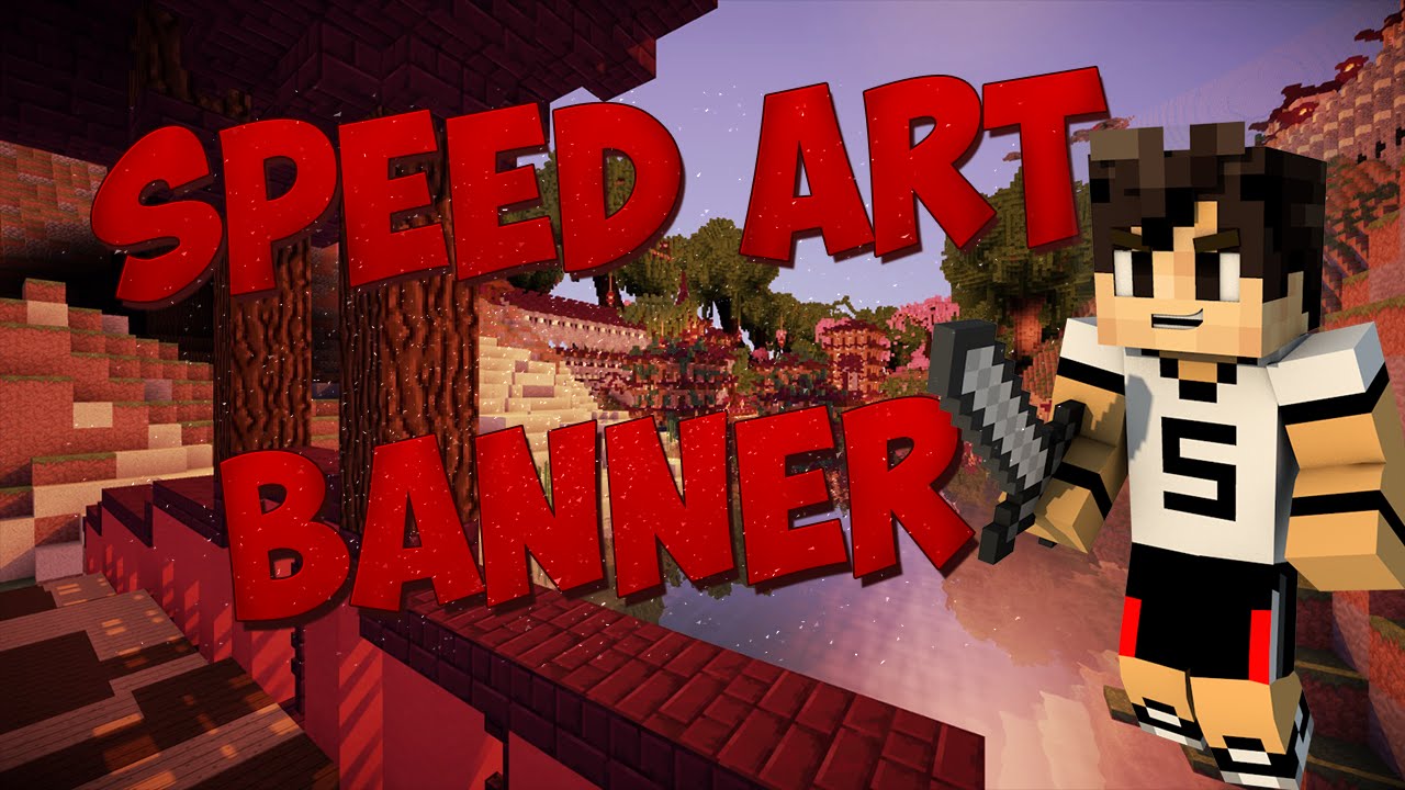 SPEED ART | Minecraft Banner | SebaxElGamer - YouTube