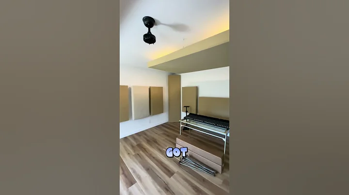 Recording Studio Install Complete with 16 of our 4” & 8” Bass Traps & Clouds!