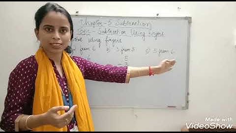 Chapter 5 Subtraction,Class1(A,B)5thNov2020@SFSNARENGI