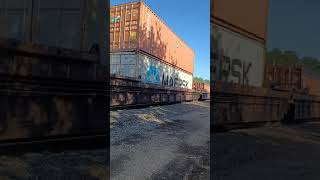 slow bnsf stack train 2021