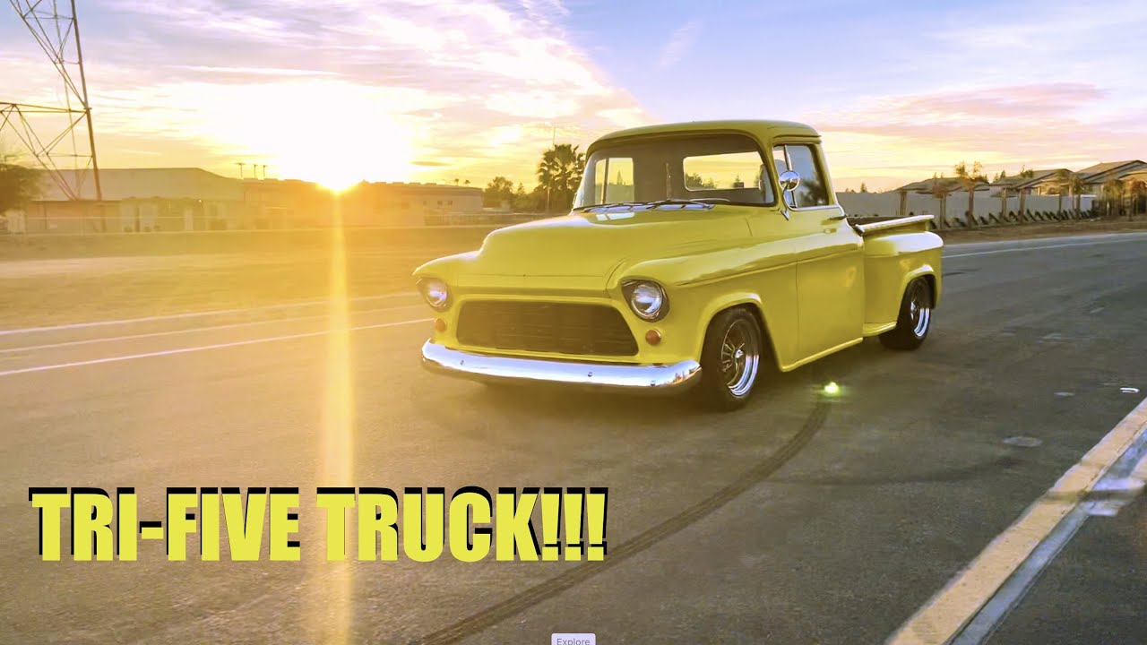 1956 CHEVROLET 3100 TRI-FIVE TRUCK OVERVIEW!!