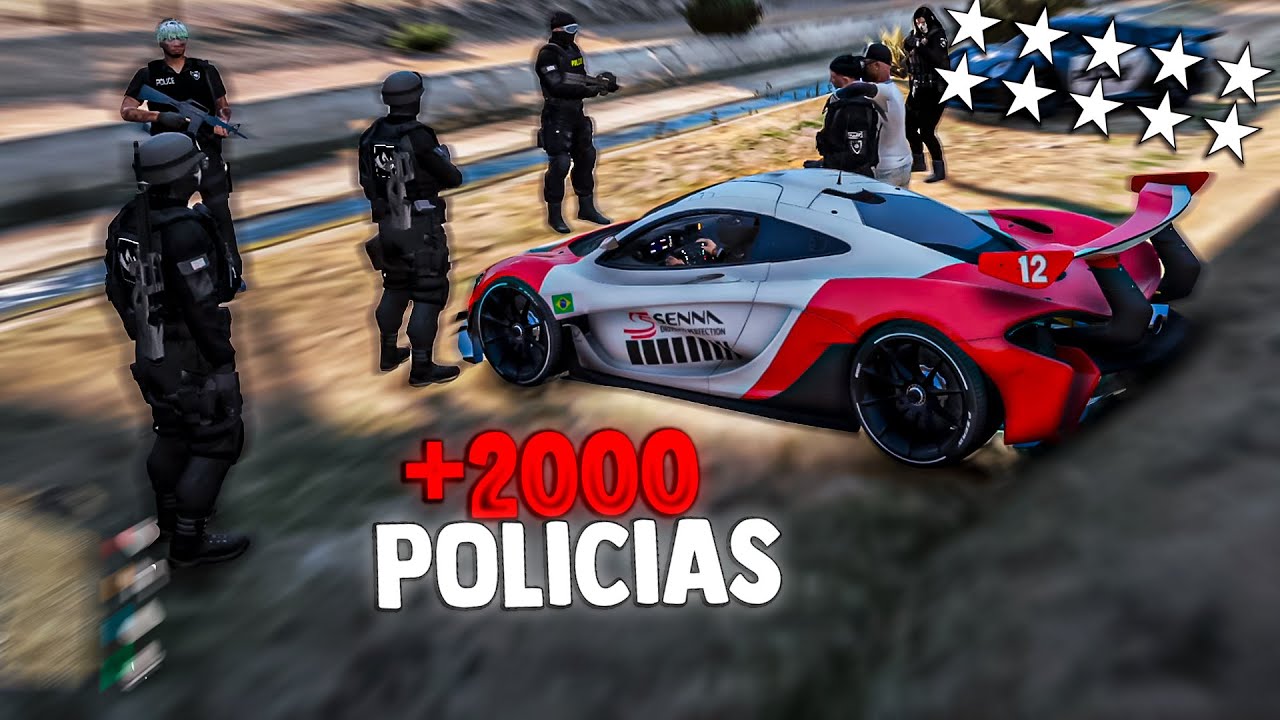 TODA la POLICIA nos BUSCA en GTA5 ROLEPLAY! 😨