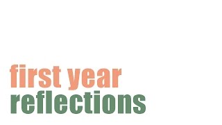 OT School End of First Year Reflections Profile