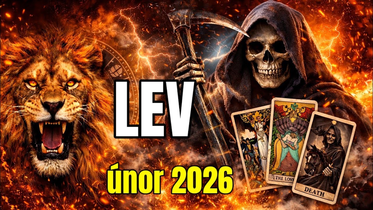 ♌️ Lev únor 2026 - Připraven? 🔮 Osud si dělá, co chce! ⚡