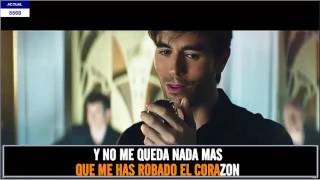 EL PERDEDOR MARCO ANTONIO SOLIS  Y ENRIQUE IGLESIAS KARAOKE