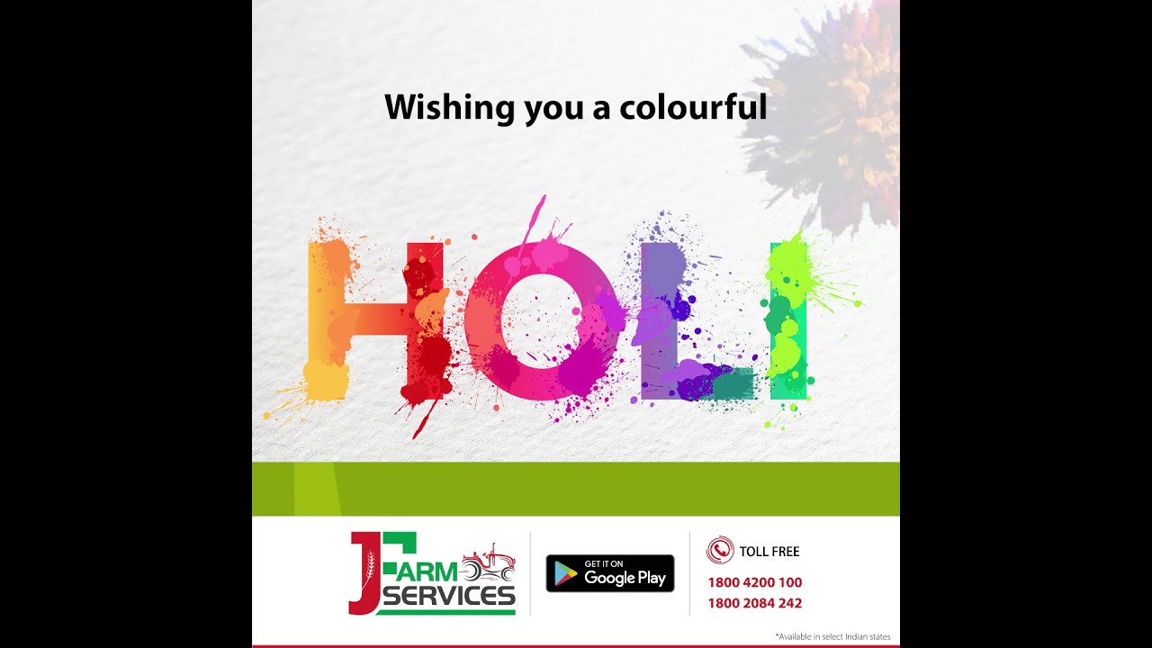 JFarm Services wishes you all a wonderful 