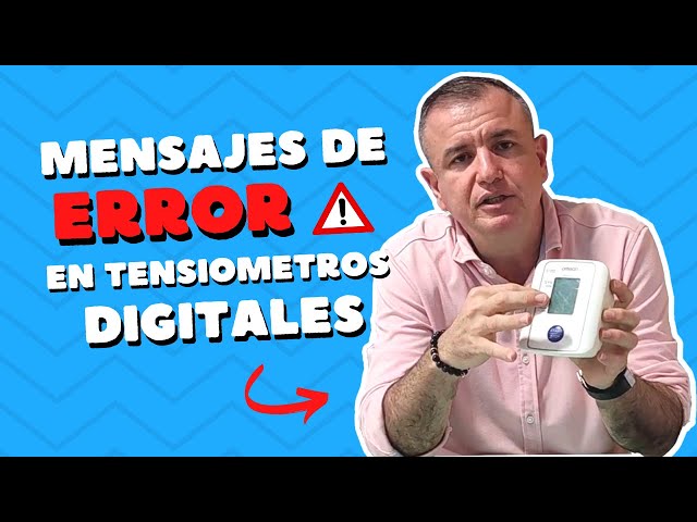 Cómo tomar la tensión con tensiómetro digital 