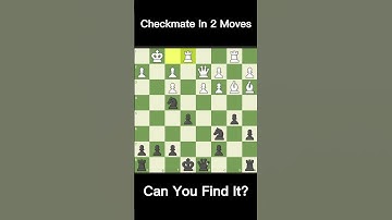 Checkmate In 2 Moves #chess #shorts