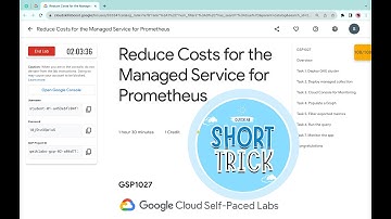 Reduce Costs for the Managed Service for Prometheus || #qwiklabs || #GSP1027 || [With Explanation🗣️]