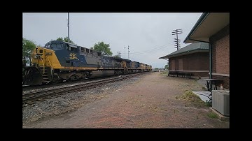 Good Mix of Power with Another CSX YN2 491 Trailing on the St. Louis Sub! #railfanning