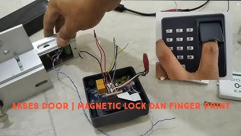 Cara Pemasangan Akses Door dan Setting Kartu | Installation Acces Door, Finger Print & Card Setup