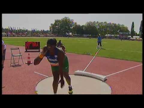 Athletics - Izabela Campos - women's shot put F11 final - 2013 IPC
Athletics World C...