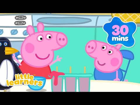 Peppa Pig Makes Ice Lollies For The Summer 🧊 | Peppa Pig Tales | 30 MINUTES | Little Learners