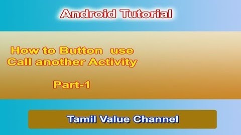 android tutorial part 1| how to Button use in android