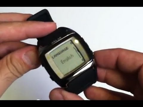 lække Syd montering Polar Heart Rate Monitor Training Sports Watch FT60 - YouTube