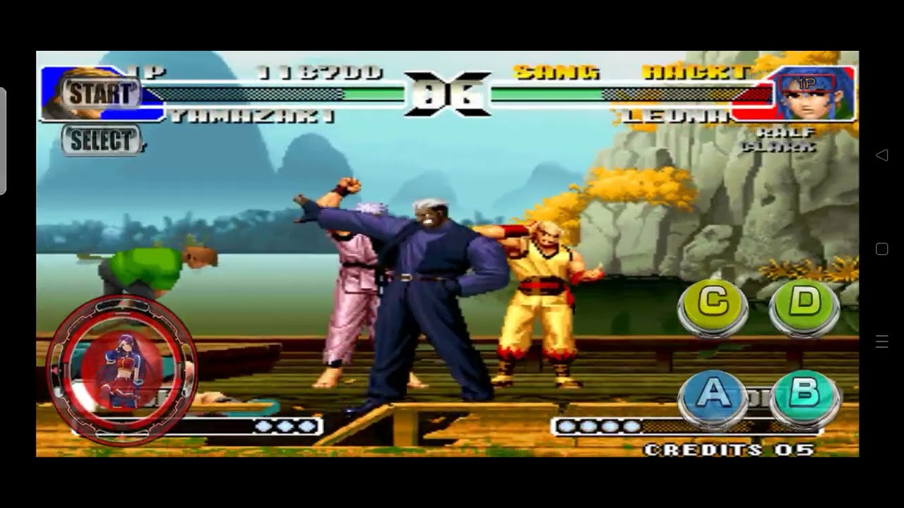 King of fighters mod APK unlimited super move.  😈