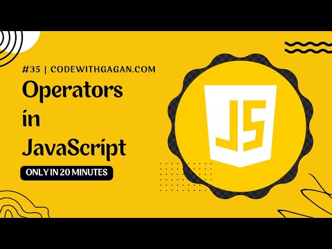 Operators in JavaScript | Core JavaScript Tutorials | Hindi