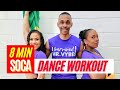 8 minute dance workout  soca afrobeats dancehall caribbean  mrvybes