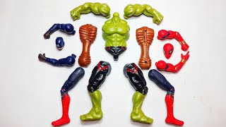 Merakit Mainan (Sirenhead, Spiderman, Hulk Smash & Captain America)- AVENGERS