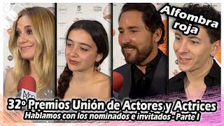 32º Premios Unión de Actores y Actrices | Alexandra Jiménez: Os recomiendo ver 'Que nadie duerma'