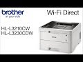 Connect to HLL3230CDW with Wi-Fi Direct