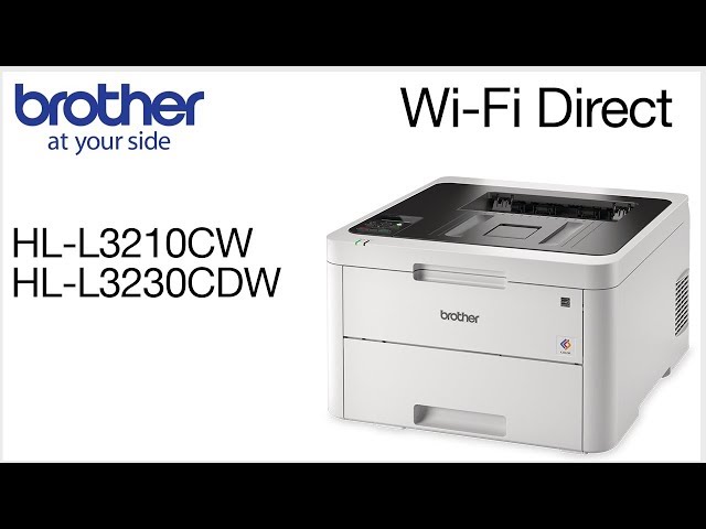 Connect to HLL3230CDW with Wi-Fi Direct 