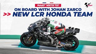 LCR Honda Launching? Johann Zarco with the new 2024 LCR Honda at the Sepang Test