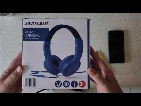 Silvercrest Noise Cancelling Bluetooth Headphones SBKL 40 C3 - YouTube