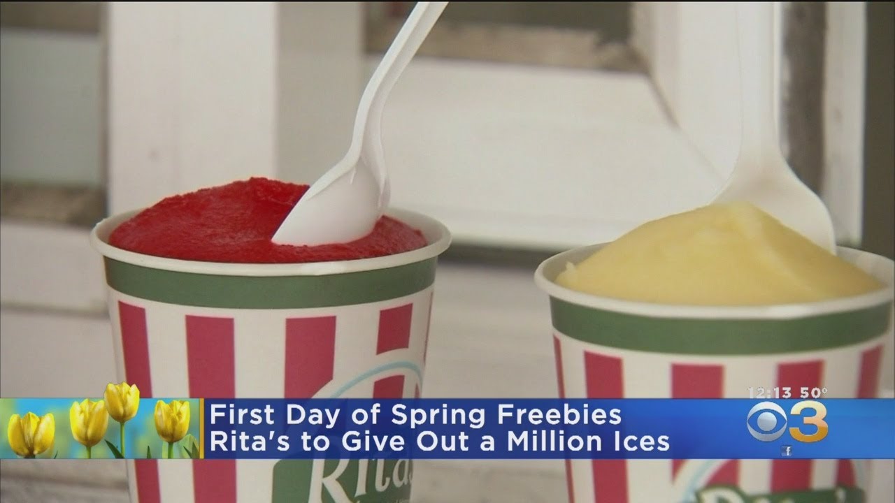 Ritas Giving Away Free Water Ice For First Day Of Spring YouTube