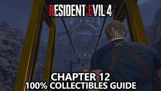 Resident Evil 4 - All Collectibles - Chapter 12 (Treasures, Castellans, Weapons, Upgrades, Recipes)