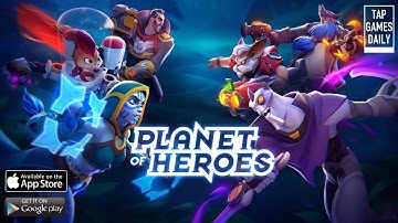 PLANET OF HEROES: FUN BRAWLER - FREE NEW GAME - First Gameplay | iOS - ANDROID