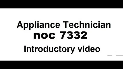 Introduction to Appliance Technician NOC7332