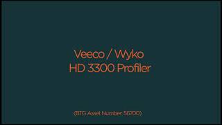Veeco / Wyko HD 3300 Profiler (A# 56700)