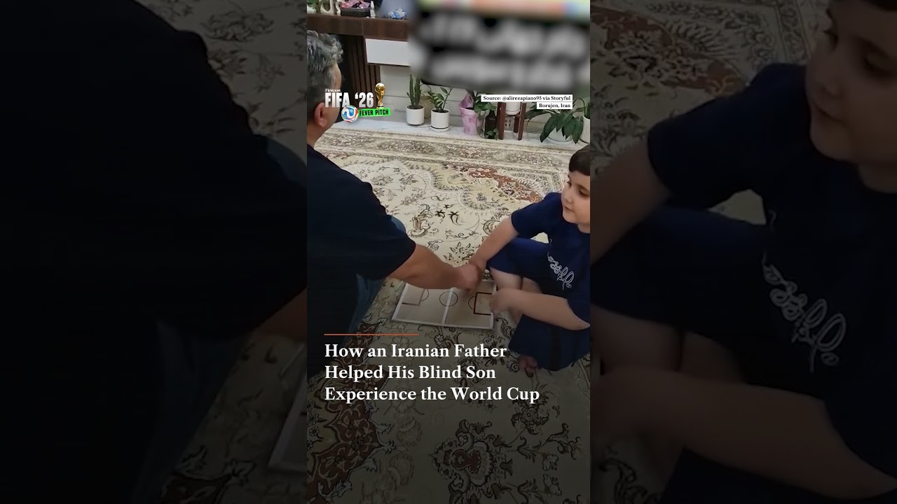 How an Iranian Father Helped His Blind Son Experience the World Cup | Firstpost News | N18G thumbnail