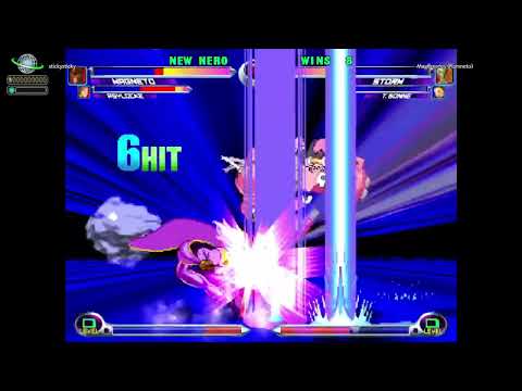 MvC2: StickySticky - Magneto Shockwave Unblockable .:6.17.25:.
