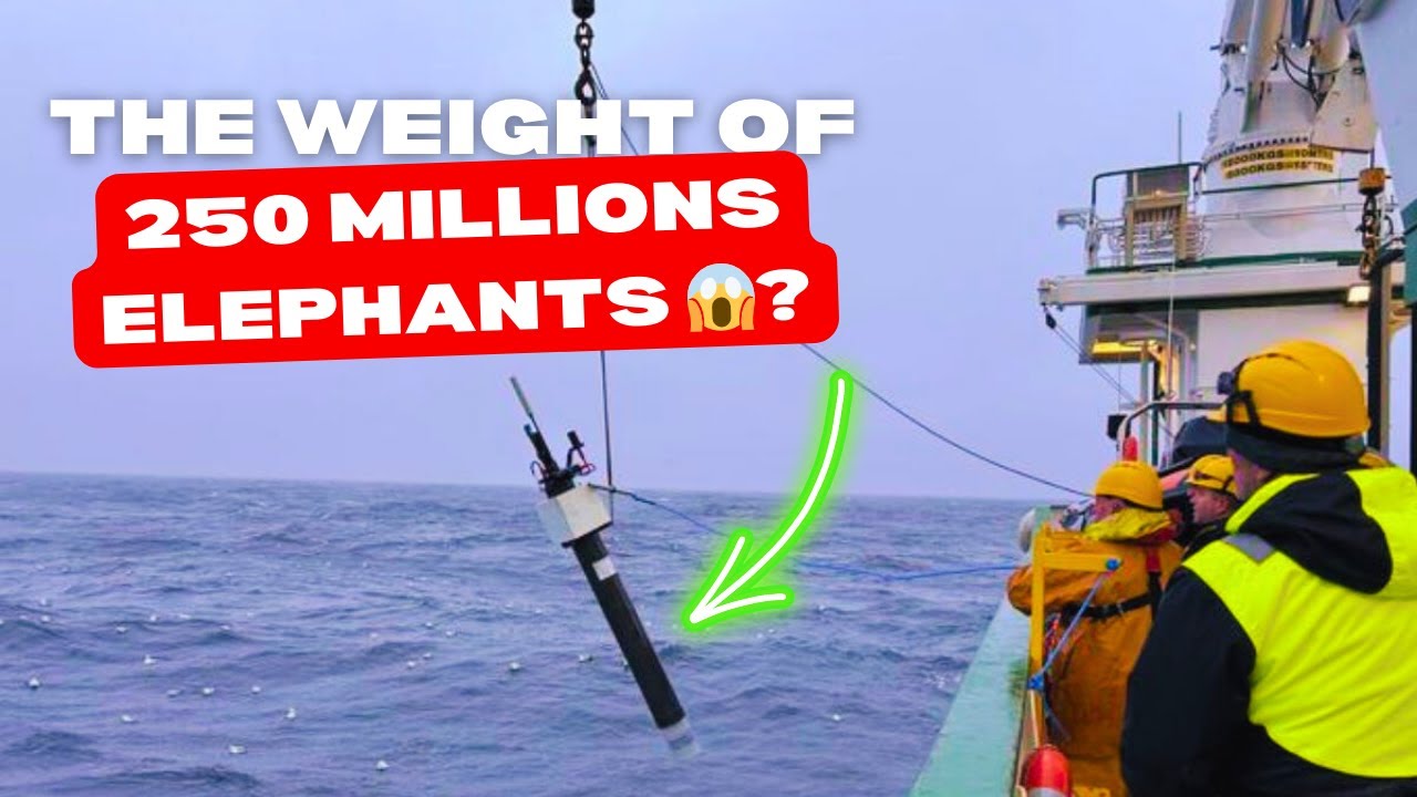 Canadian robot finds a buried weight equal to 250 million elephants beneath the ocean !