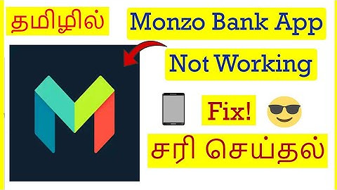How to Fix Monzo bank App Not Working Problem In Mobile Tamil | VividTech