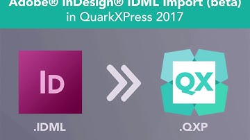Adobe InDesign IDML Import (beta) in QuarkXPress 2017 – Deutsch