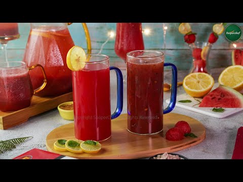 Watermelon Cooler Recipes by SooperChef | Iftar Drinks Recipes (Ramzan Special)